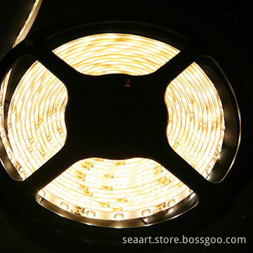 60leds/M SMD3528 4.8W/M IP65 flexible  warm white color led strip